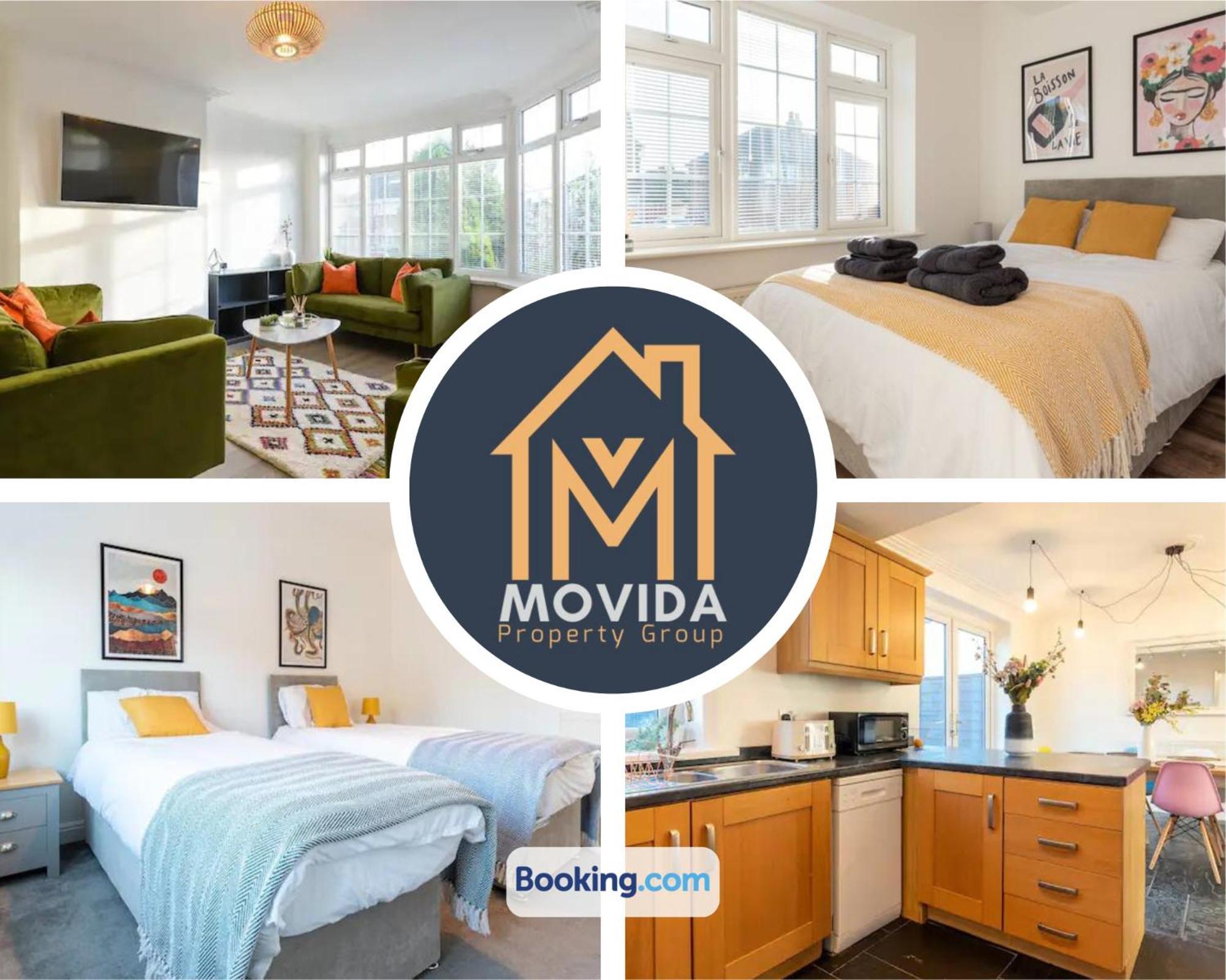 Large Modern 6 Bedroom House By Movida Property Group Short Lets & Serviced Accommodation With Games Room Leeds  Exteriör bild